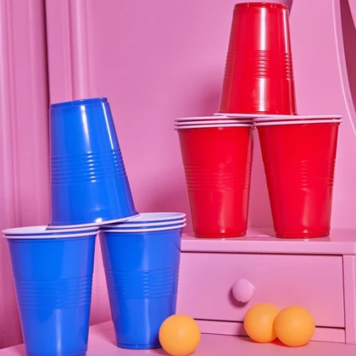 Beer Pong Party Game, Red