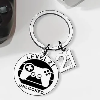 Level 21 unlocked keepsake keyring